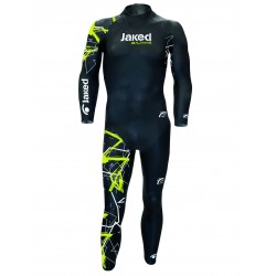 Jaked SHOCKER neoprénový oblek premenlivej hrúbky čierny/žltý