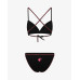 Jaked Bikini Milano - dámske plavky do bazéna aj k moru - olympijská kolekcia nero/fuxia Jaked Bikini Milano - dámske plavky do bazéna aj k moru - olympijská kolekcia nero/fuxia