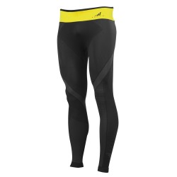 TECSO Kompresívne bežecké legíny čierno žlté