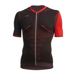 TECSO cyklistický dres BKN1010  čierno/červený