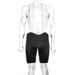 Bike salopette TECSO - cyklo krátke šortky na leto čierne