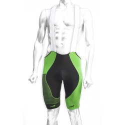 TECSO Bike salopette - cyklo krátke šortky leto zelené