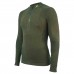 TECSO BLACK THERMO tričko s dlhými rukávmi pre športovanie v extrémnom chlade zelené