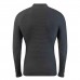 TECSO BLACK THERMO tričko s dlhými rukávmi pre športovanie v extrémnom chlade čierne