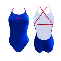 TURBO CC dámske celé plavky vykrojené extra odolné royal