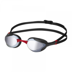 Turbo SCORPIO Mirror - pretekárske zrkadlové plavecké okuliare čierne