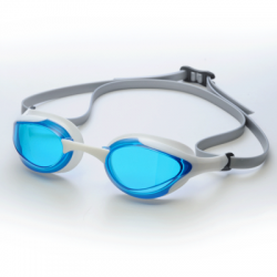 Turbo SCORPIO - pretekárske plavecké okuliare biele