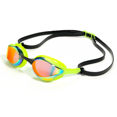 Turbo Scorpio Mirror - pretekárske zrkadlové plavecké okuliare zelené